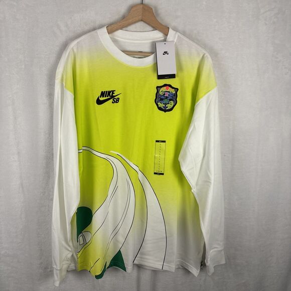 Nike SB Olympics LS Agnostic Federation Long Sleeve Tee HF0035-100 Sz Large NWT - Picture 1 of 8